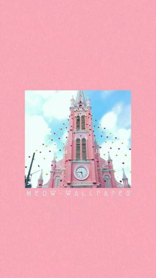 A pink castle