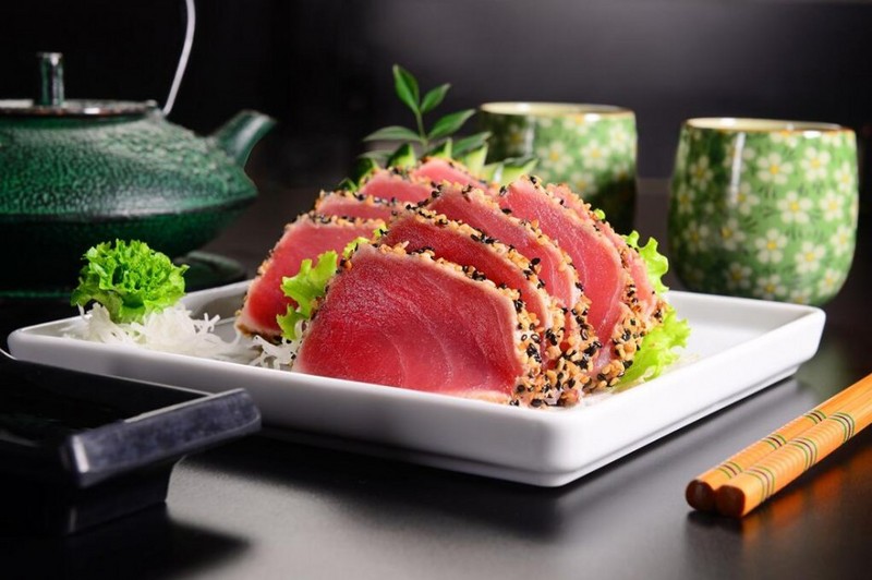 Fresh Japanese sushi cuisine