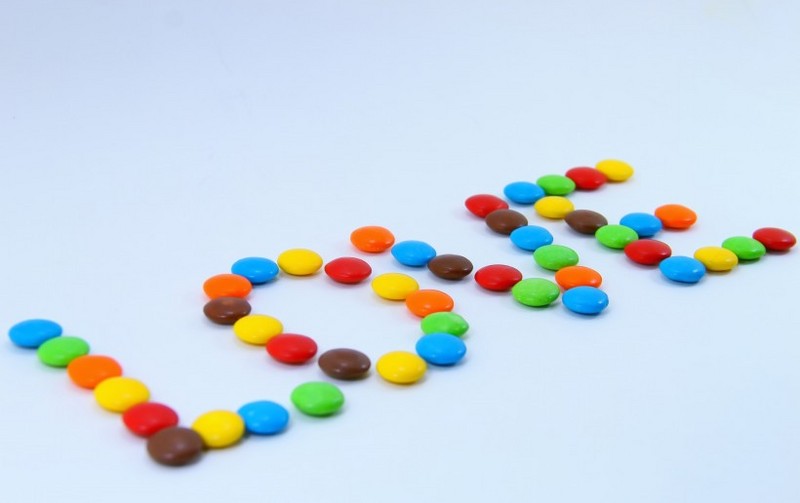 Colorful candy pictures
