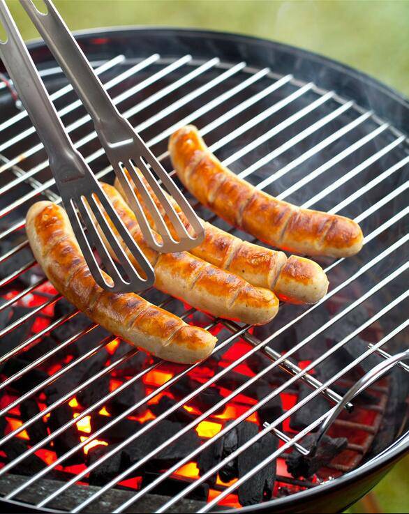 Fresh and delicious pictures of barbecue sausages