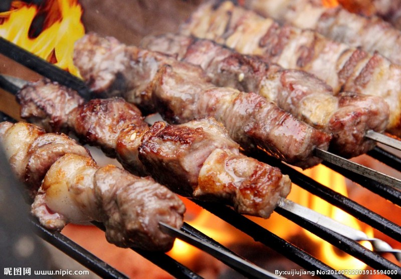 Delicious Barbecue Picture with Charcoal Aroma