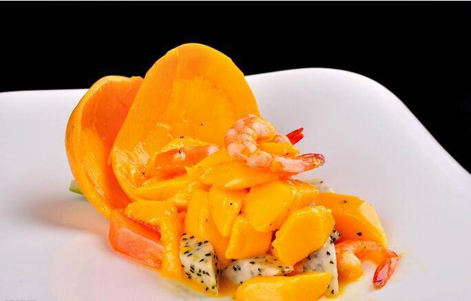 Picture of delicious fresh shrimp and mango salad