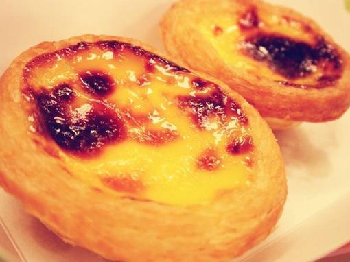 Picture of Portuguese egg tart, burnt, fragrant and delicious