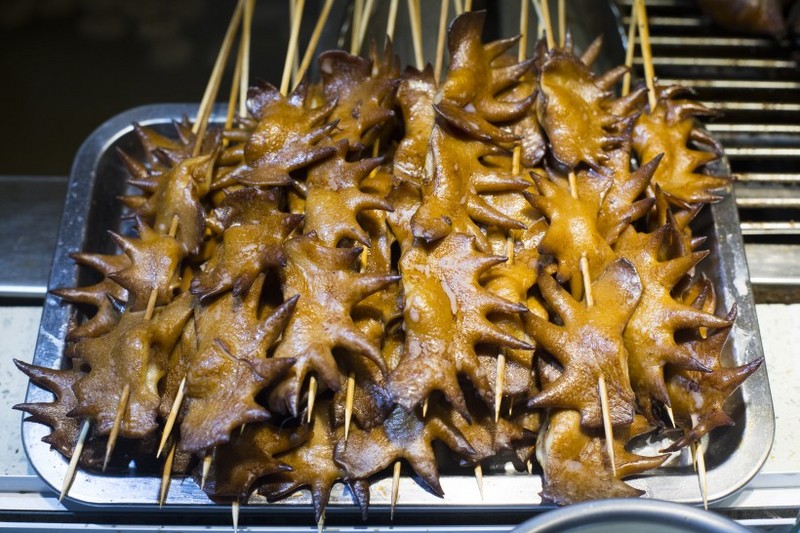 Delicious and delicious skewer pictures