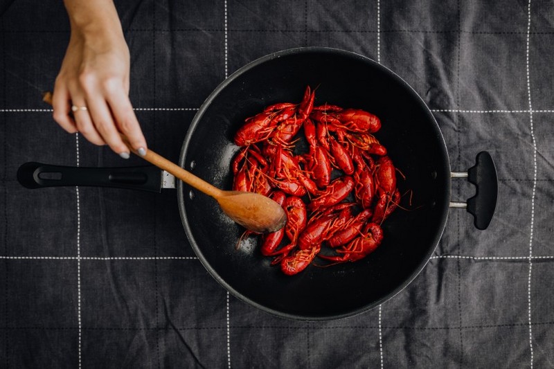 A picture of spicy crayfish