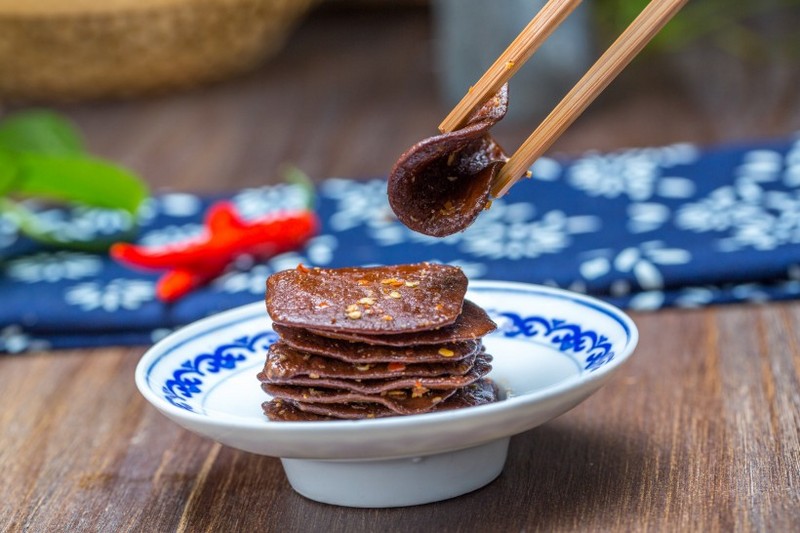 Delicious dried tofu pictures