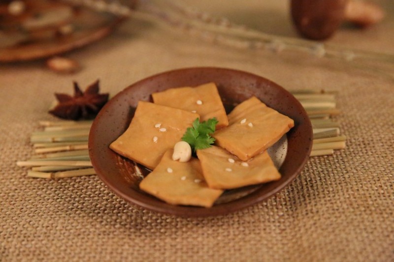 Delicious dried tofu pictures