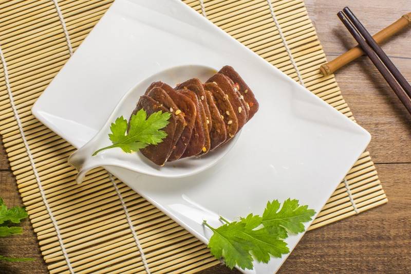 Delicious dried tofu pictures