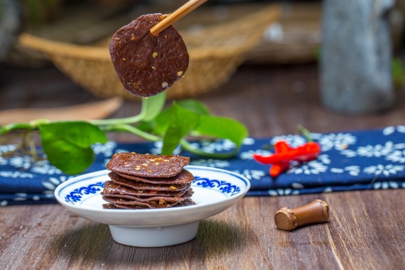 Delicious dried tofu pictures