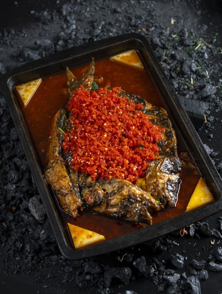 A delicious and unforgettable picture of grilled fish