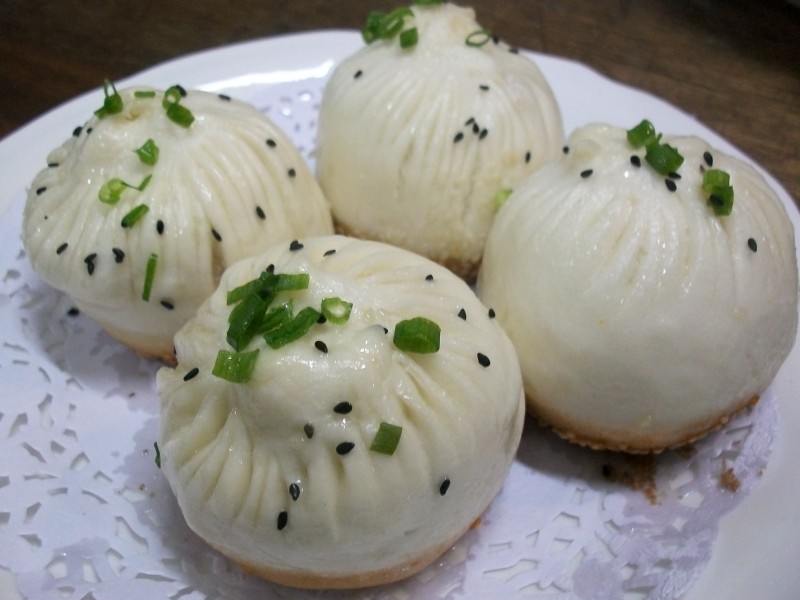 Delicious and delicious fried bun pictures