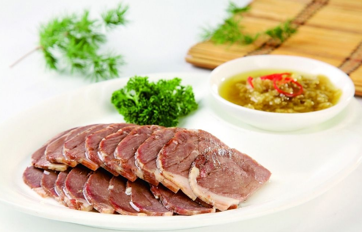 Appreciation of pictures of Putian cuisine white cut lamb