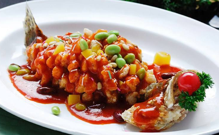 Appreciation of Jiangsu Cuisine Squirrel and Mandarin Fish Food Pictures