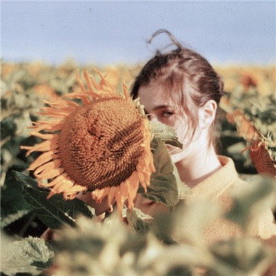Beautiful and Fresh 2021 Sunflower Girl Portrait Selection Your Smile is Brilliant Like a Sunflower