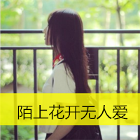 QQ avatar, girl's back, long hair with text, picture collection, another self