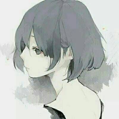 Cartoon avatar for girls with high cold short hair, 2021 latest version, wasting time but still content with the status quo
