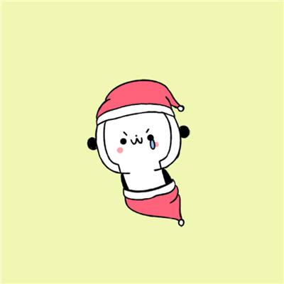 2021 Merry Christmas Cartoon Avatar Collection: Selected Images Always Thinking Too Much in Quiet Times