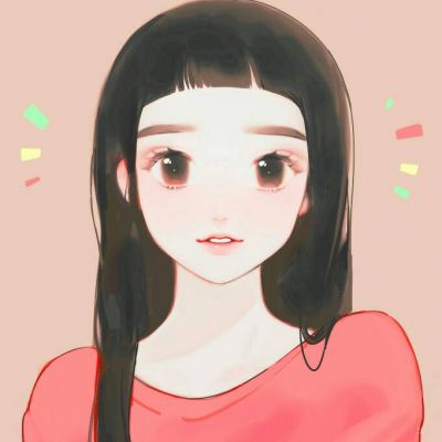 QQ girl avatar cute and cute cartoon with more self-awareness and less self indulgence
