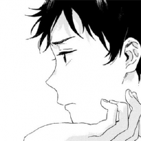 Comic avatar, handsome and lonely boy, selected black and white avatar, companionship is the longest love confession