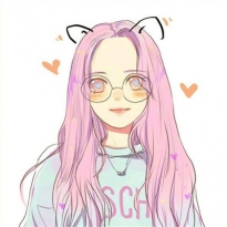 Colorful Handdrawn Cartoon Avatar Girl Heart Complete Collection 2021 Love Yourself is the Beginning of Lifelong Romance