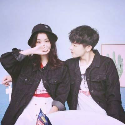 2021 WeChat couple profile picture, two photos, two beautiful and sweet, you look great, I want to see it for a lifetime