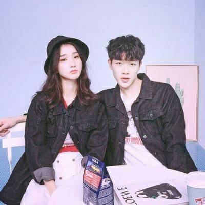 2021 WeChat couple profile picture, two photos, two beautiful and sweet, you look great, I want to see it for a lifetime