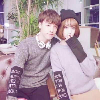 2021 WeChat couple profile picture, two photos, two beautiful and sweet, you look great, I want to see it for a lifetime