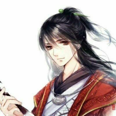 Handsome and aloof guy with ancient style avatar on WeChat, domineering. My heart has become your colony