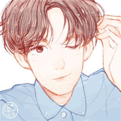 Exo member's hand-painted little fresh male avatar says goodbye to the unforgettable time