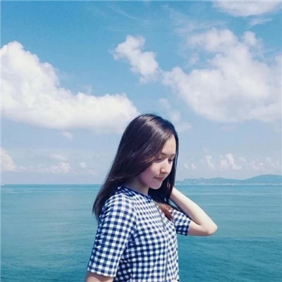 Latest version of 2021 seaside fresh and beautiful scenery avatar. You said you would accompany me to waste my time forever