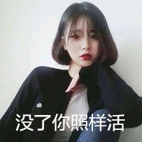 The latest QQ avatar of a domineering girl with words on her face, I can still live without you