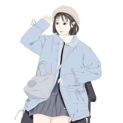 Harajuku style girl avatar anime cartoon 2021 latest, you have to keep your heart full of me