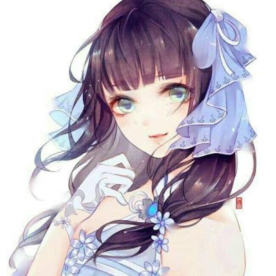 2021 Latest Anime Cartoon Avatar Girl Beautiful and Cute, Leaving Right and Wrong Can Become a Better Person