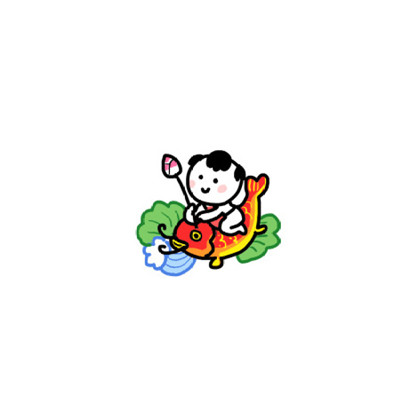 Collection of Chinese New Year's Little Avatar Series 2021 Selected and Laughing Koi and Chi Liu