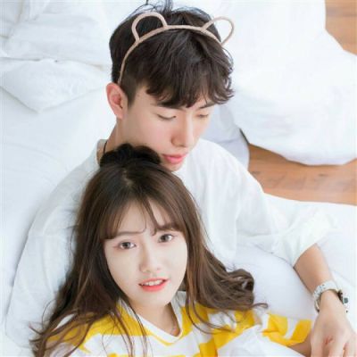 Qixi Pictures Beautiful Romantic Couple Portrait Happiness Complete Qixi Show Loving Couple Portrait Male and Female