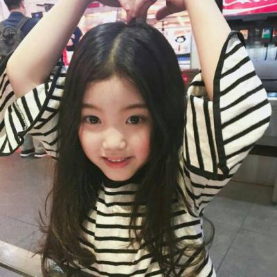 Dumb and Cute WeChat Children's Avatar for Beautiful Girls Exclusive, Heartless and carefree