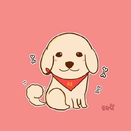 2021 Dog Year WeChat Avatar Cute Version Q Version Dog Year Benmingnian Avatar Cute and Cute