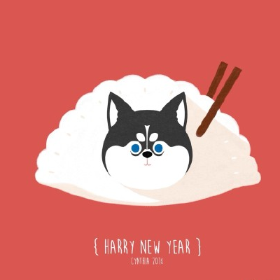 2021 WeChat Dog Year Avatar Stupid and Cute, No Watermark, HD Image, Wang Gou, Happy and Auspicious New Year