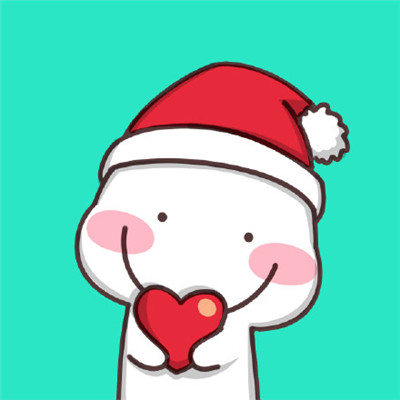 2017 Christmas anime avatar for couples, one photo for each person, Christmas show for loving couples, one pair of avatars