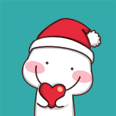 2017 Christmas anime avatar for couples, one photo for each person, Christmas show for loving couples, one pair of avatars