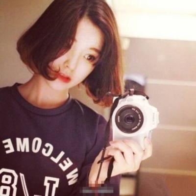 Refreshing and cute short haired beauty avatar, personalized short hair control, unreasonable is a woman's privilege