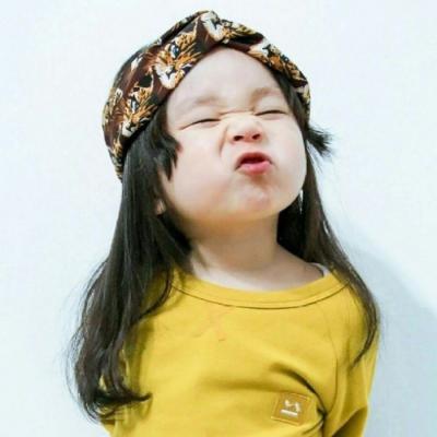 WeChat cute avatar, children's funny expressions, often unexpected in the world