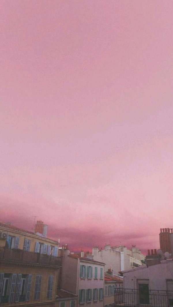 Background image, pink sky