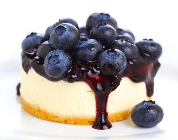 A coveted blueberry cake image
