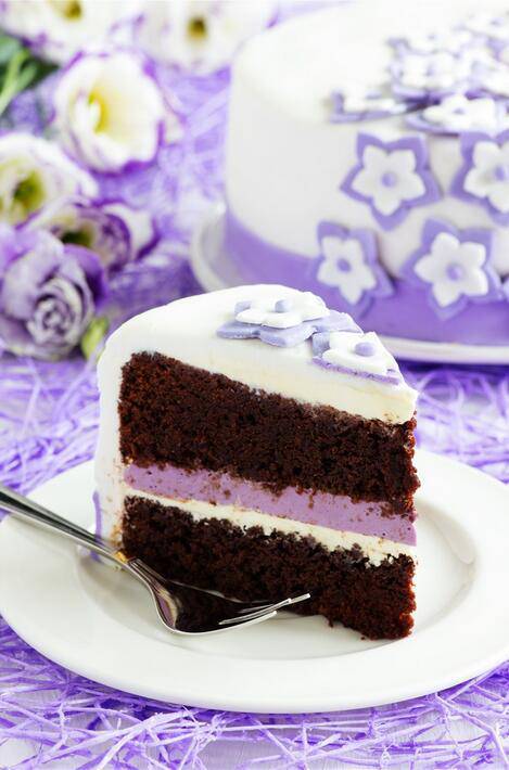Purple Dream Cake Image Material