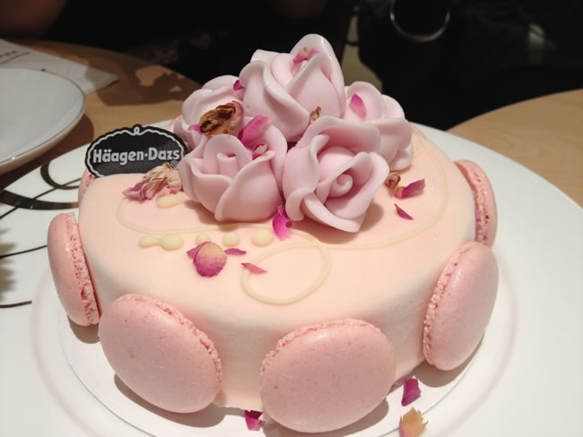 Pink Cake Picture Da Ai Pink Flipped Sugar Cake