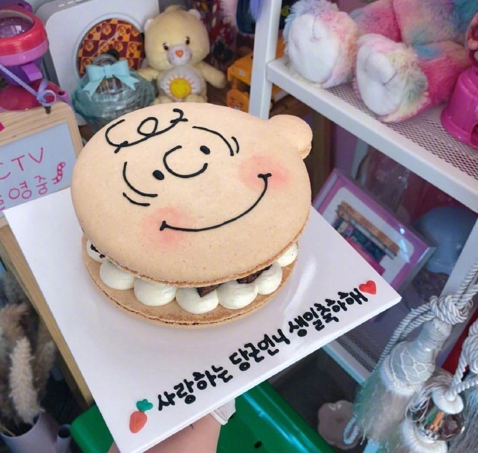 A macaron cake that I can't bear to eat at all
