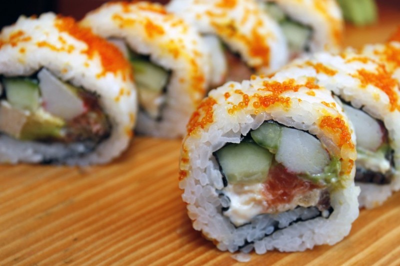 Colorful sushi pictures