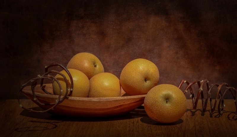 Picture of delicious fruits in the basket