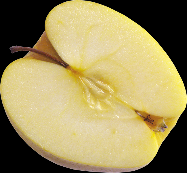 Yellow Apple Transparent Background PNG Image